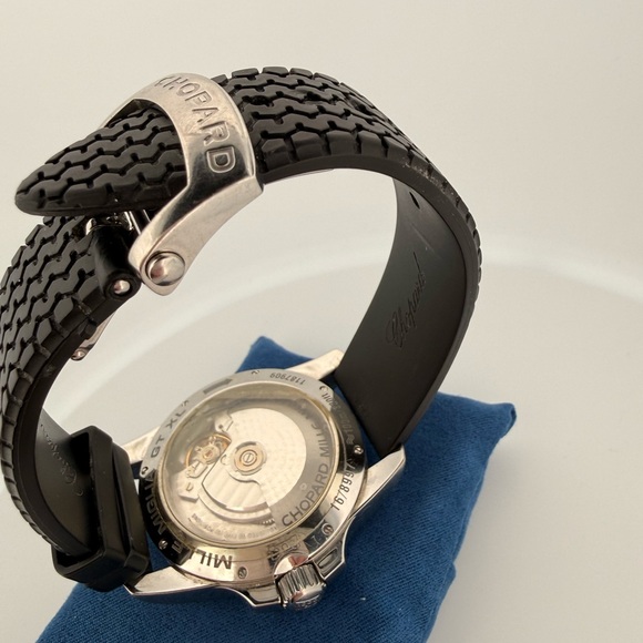 Chopard Black Dial Men's Watch Black Rubber Strap - Picture 3 of 4